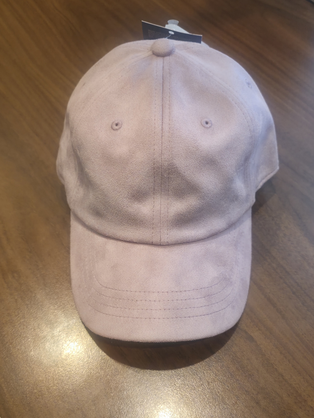 Universal Thread Light Pink Suede-Look Baseball Cap